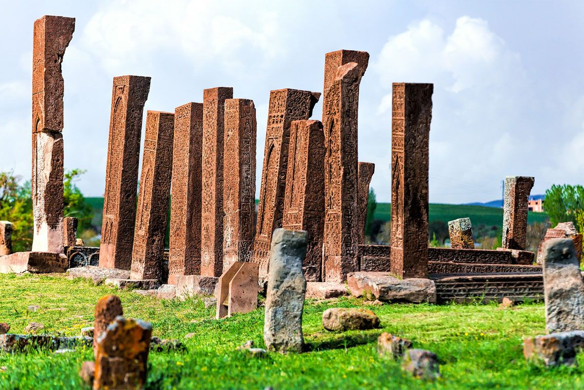 Tombstones of Seljuks in Ahlat Turkey