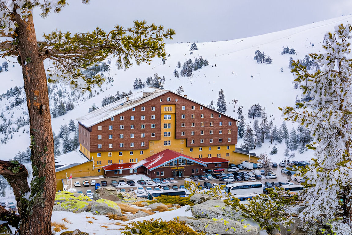 Golcuk lake national park during autumn at bolu turkey