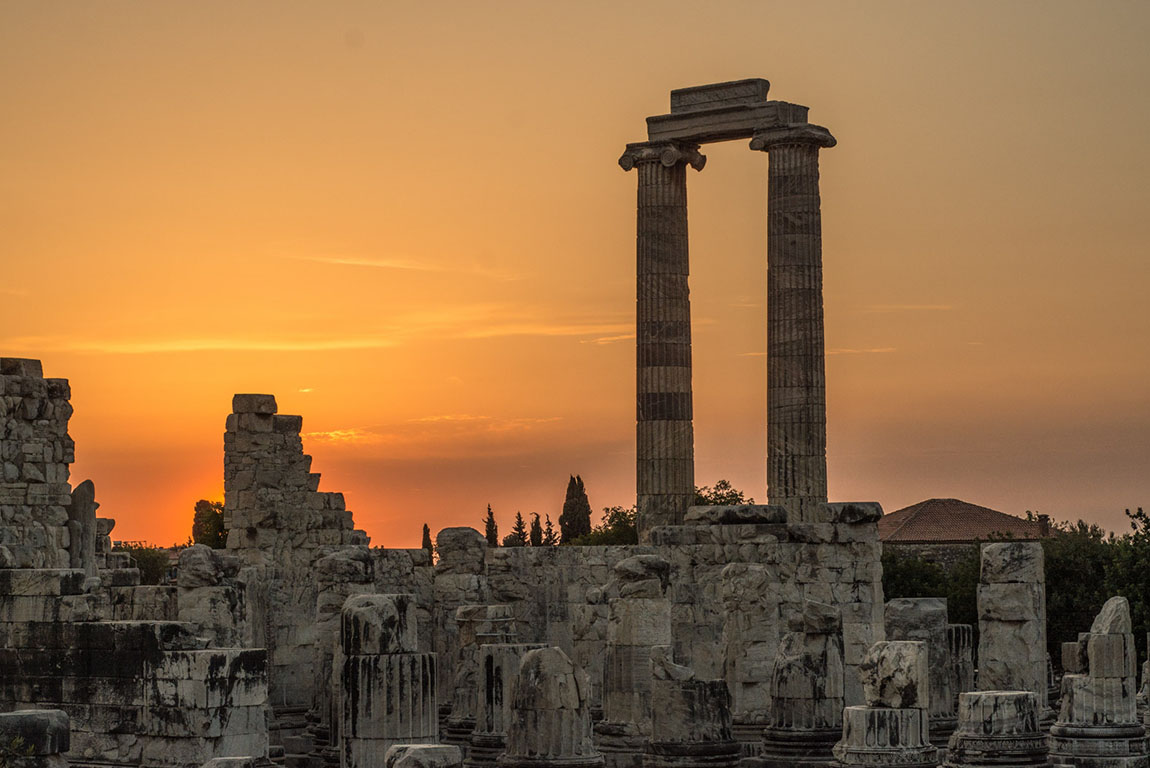 Antoninus Fountain of Sagalassos in Burdur, Turkey.