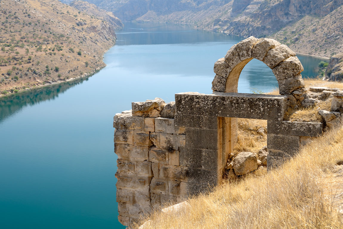OCEANOS and TETHYS ancient mosaic