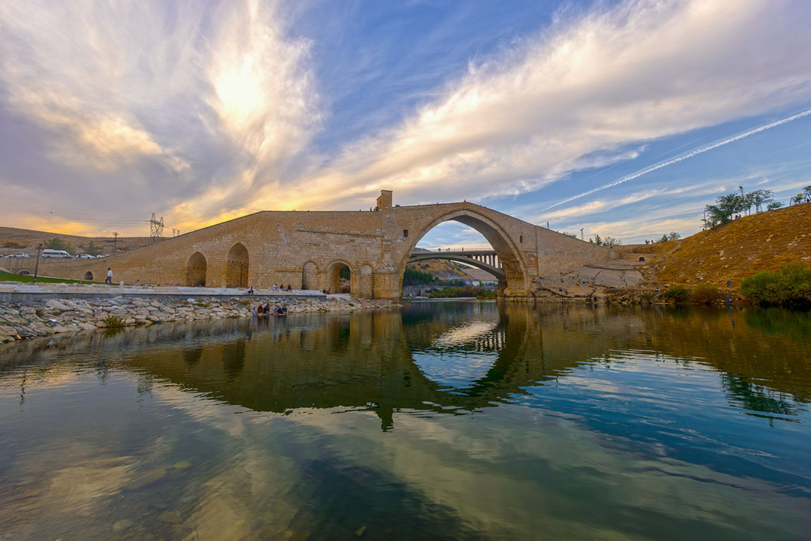 Wide Angle View Of Hasan Pasa Hani In Diyarbakir,Turkey