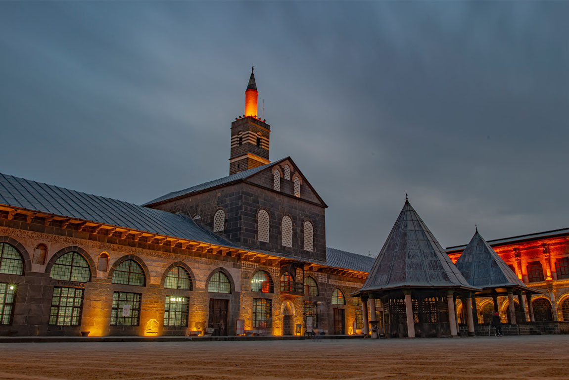 Wide Angle View Of Hasan Pasa Hani In Diyarbakir,Turkey