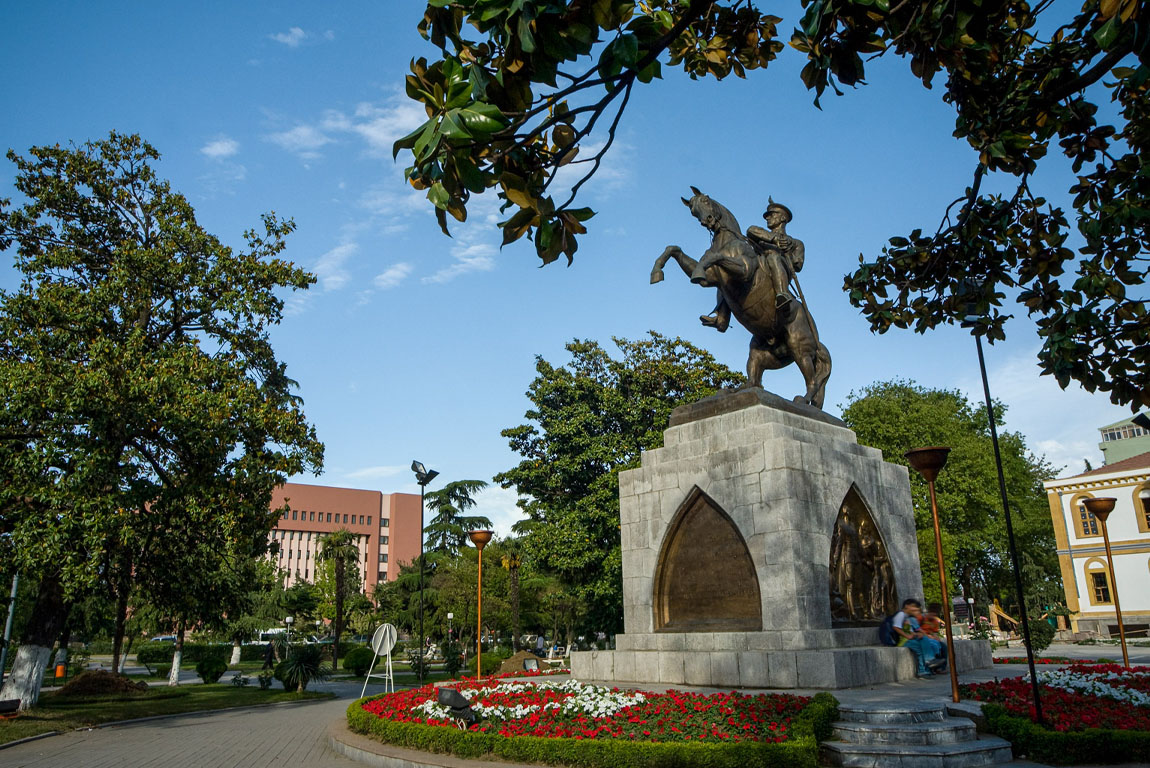 Historical Ataturk statue in Samsun,Turkey