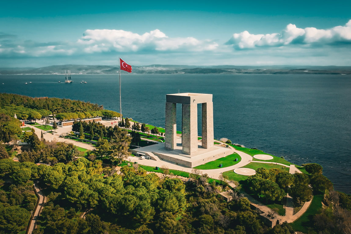 Martyrs’ Memorial, Canakkale The Martyrs Memorial, monument built for martyrs in the battle of canakkale, popular destination of turkey, symbol of the city of canakkale, mustafa kemal ataturk war, turkey wars, world war symbol